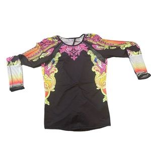 Lucky in Love Women's Tennis Long Sleeve Top Size Medium